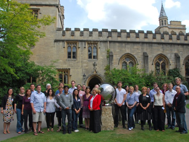 The SDP2011 student group on the ground of Balliol College, Oxford. The SDP brings together advanced doctoral students engaged in dissertation research relating to the Internet and other ICTs for a fortnight every summer.