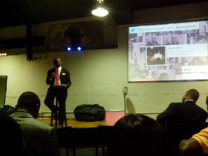 Nigel Chanakira gives entrepreneurship advice at Pitch Nights