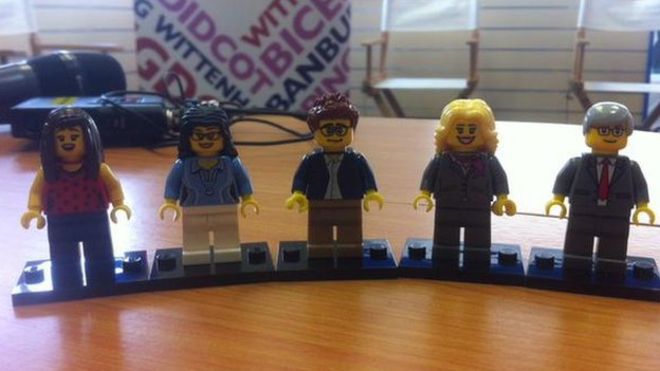 Oxford West and Abingdon hopefuls recreated in Lego by Andrew Beaumont.