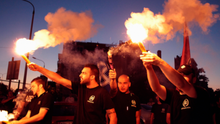 Golden Dawn populist protest in Greece