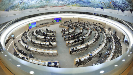 The Human Rights Council in Geneva, Switzerland. Image: United Nations Photo (Flickr CC BY-NC-ND 2.0).