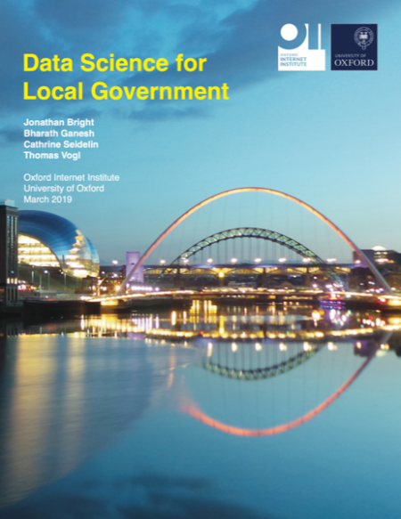 Report cover: Data Science for Local Government