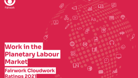 Report cover: Work in the Planetary Labour Market