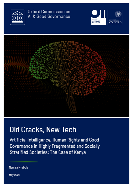 Cover of Old Cracks, New Tech: Artificial Intelligence, Human Rights, and Good Governance in Highly Fragmented and Socially Stratified Societies: The Case of Kenya