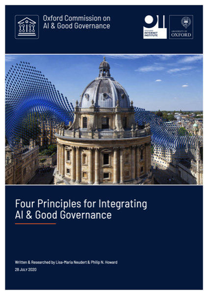 Cover ofFour Principles for Integrating AI & Good Governance