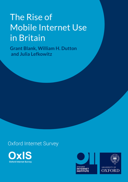 Cover of OxIS 2019: The Rise of Mobile Internet Use in Britain