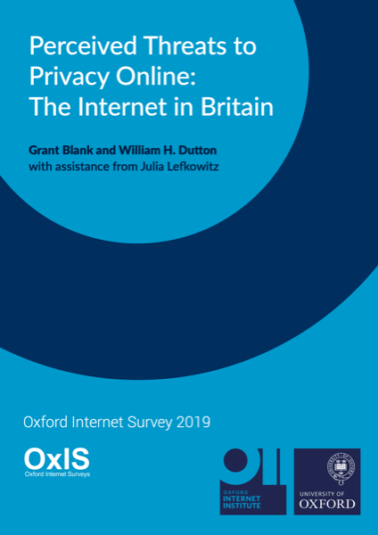 Cover of Perceived Threats to Privacy Online: The Internet in Britain