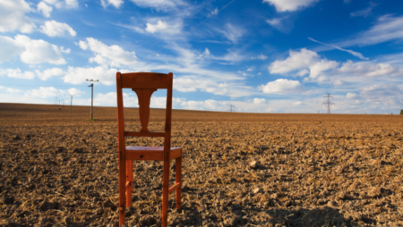 Chair in a field