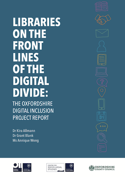 Cover ofLibraries on the Front Lines of the Digital Divide: The Oxfordshire Digital Inclusion Project Report