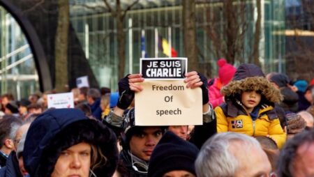 Je Suis Charlie protestors.