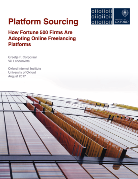 Cover of Platform Sourcing: How Fortune 500 Firms Are Adopting Online Freelancing Platforms