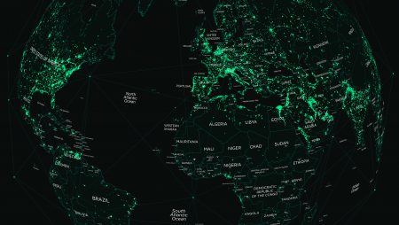 Data map of the world