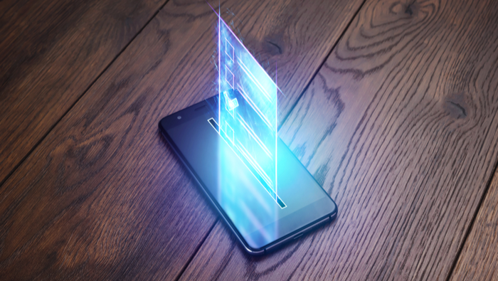 Mobile phone represented as voting box