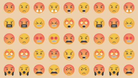 Angry emojis