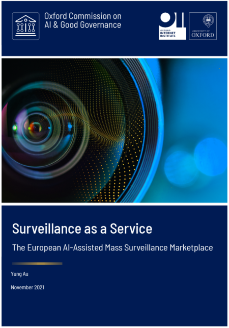 Report cover - Surveillance as a Service