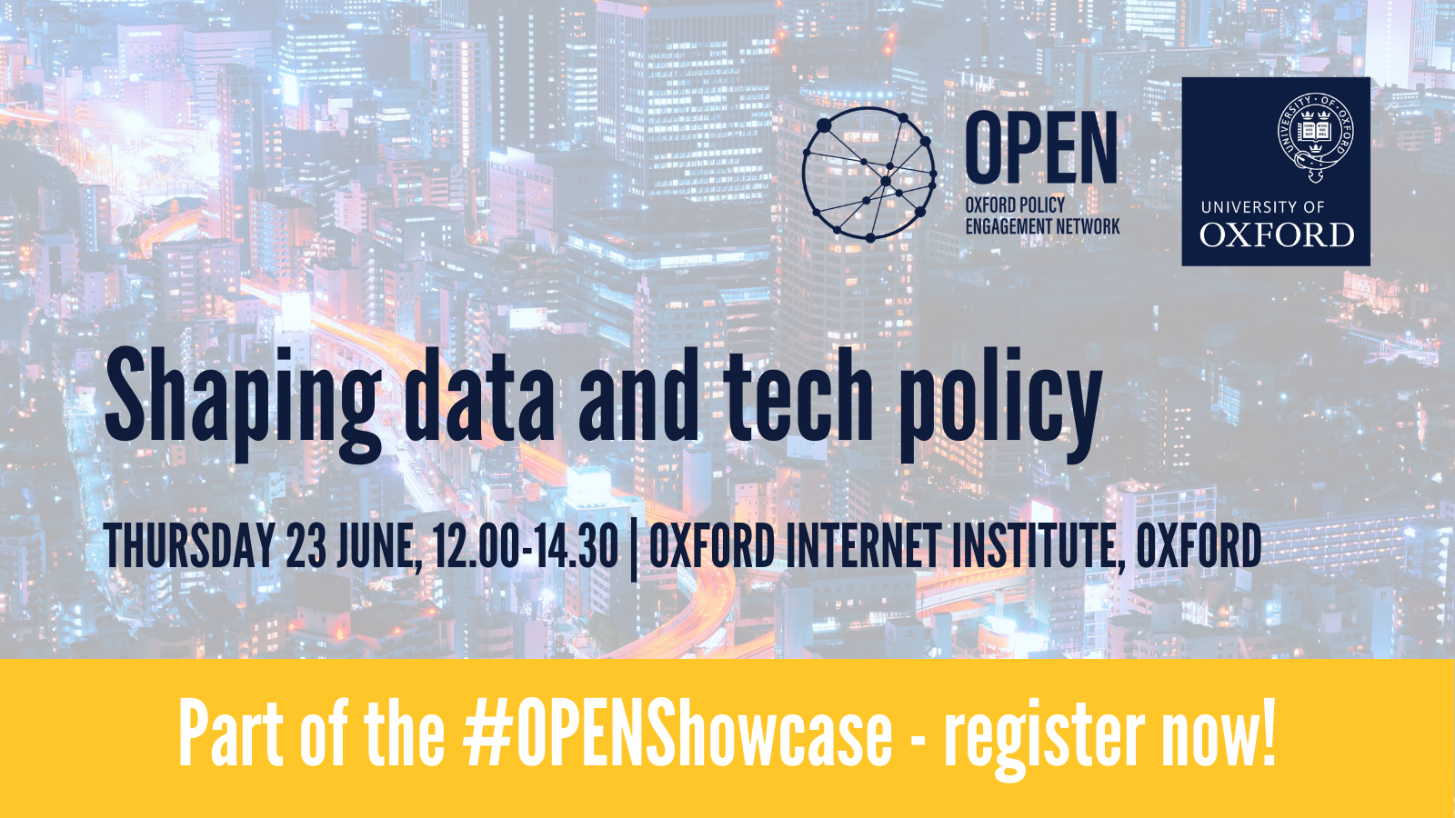 data and tech policy invitation