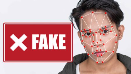 Photo of a male person identified as a fake.