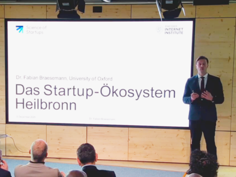 Dr Fabian Braesemann in Heilbronn.